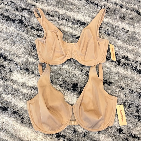 ThirdLove Lot of 32G Classic Unlined Minimizer and 2nd Skin Bra